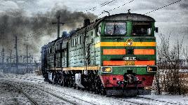 Поезда - пазл 11
