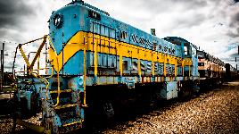 Поезда - пазл 50
