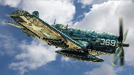 Одноместный палубный истребитель времен Второй мировой войны. Максимальная скорость: 717 км/ч.