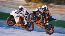 Гонки на KTM RC8